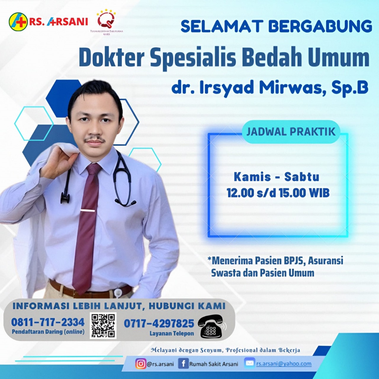 Foto dr. Irsyad Mirwas, Sp.B